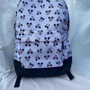 Disney Mickey Mouse Backpack - Black and Gray